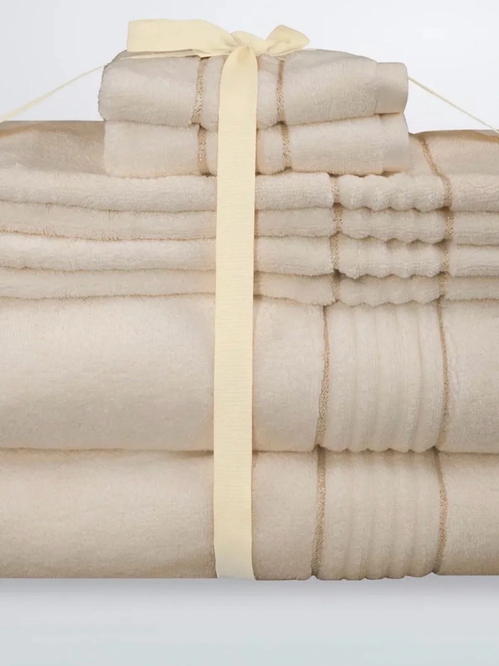 Simply Vera Vera Wang Ivory Bath Towel Set - Soft Plush